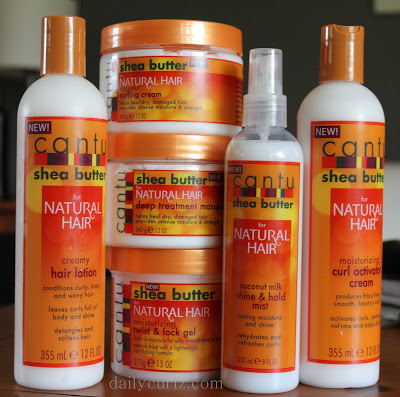 Cantu Shea Butter Natural Hair products review