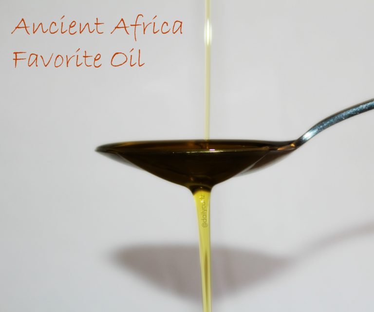Ancient Africa favorite oil/ el aceite favorito de nuestros ancestros.