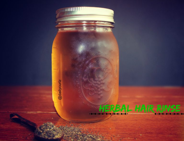 DIY Herbal Hair Rinse /Enjuague de hiervas para el cabello