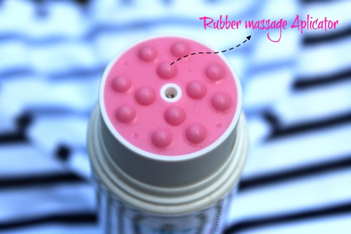 built-in numbed applicator designed to massage the formula into your skin.