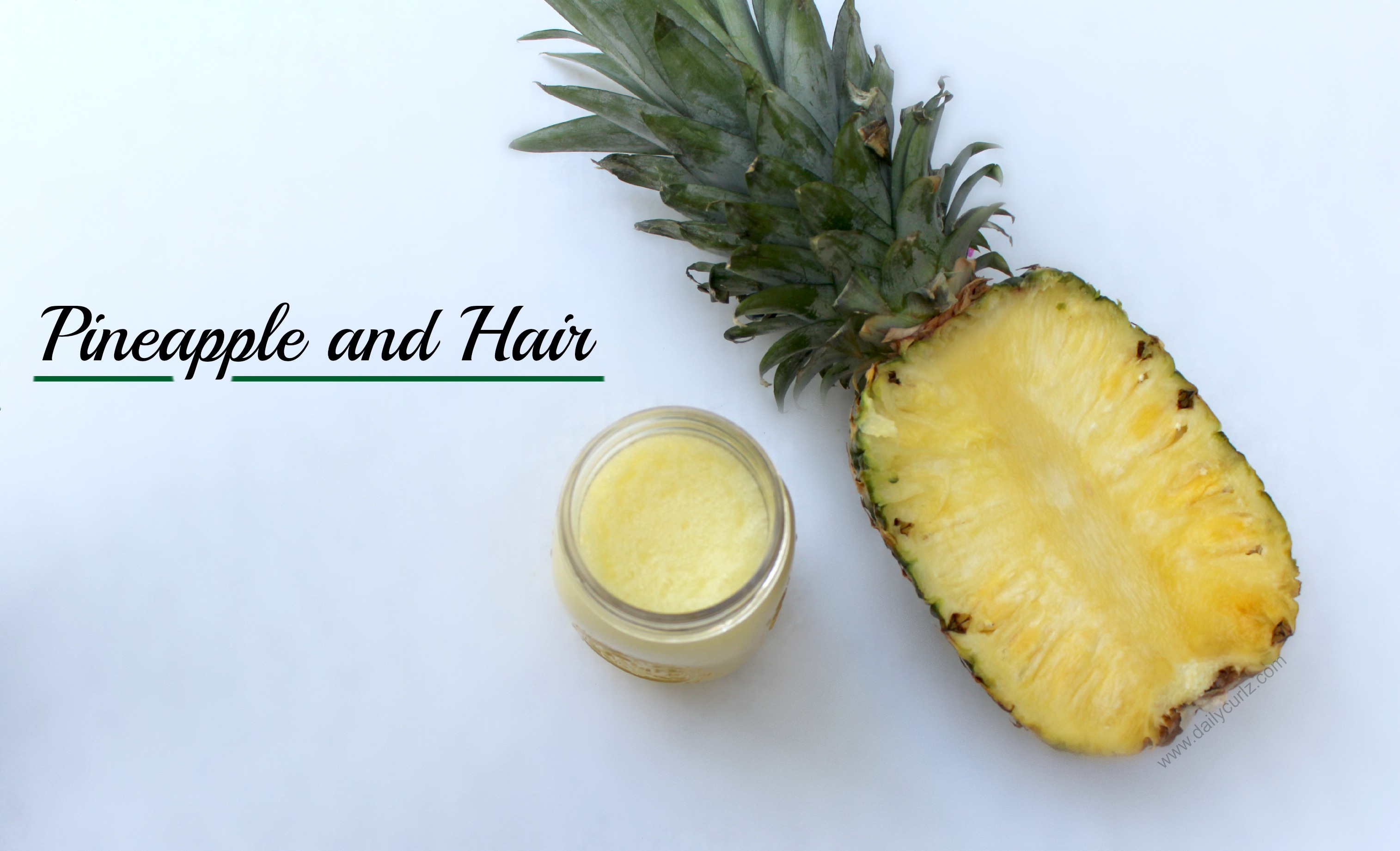 Grow Your Natural Hair With Pineapple / Beneficios de la piña para el cabello