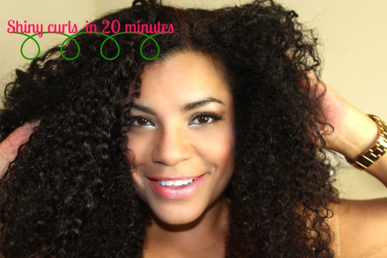Shiny hair in 20 minutes / Cabello brillante en 20 Minutos.