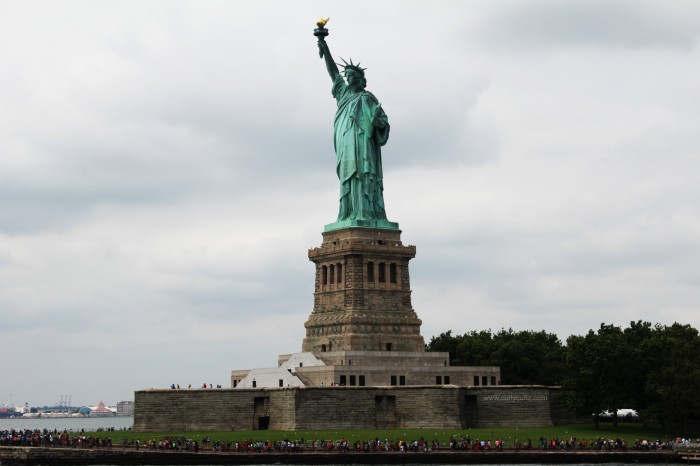 The best way to see the statue of liberty