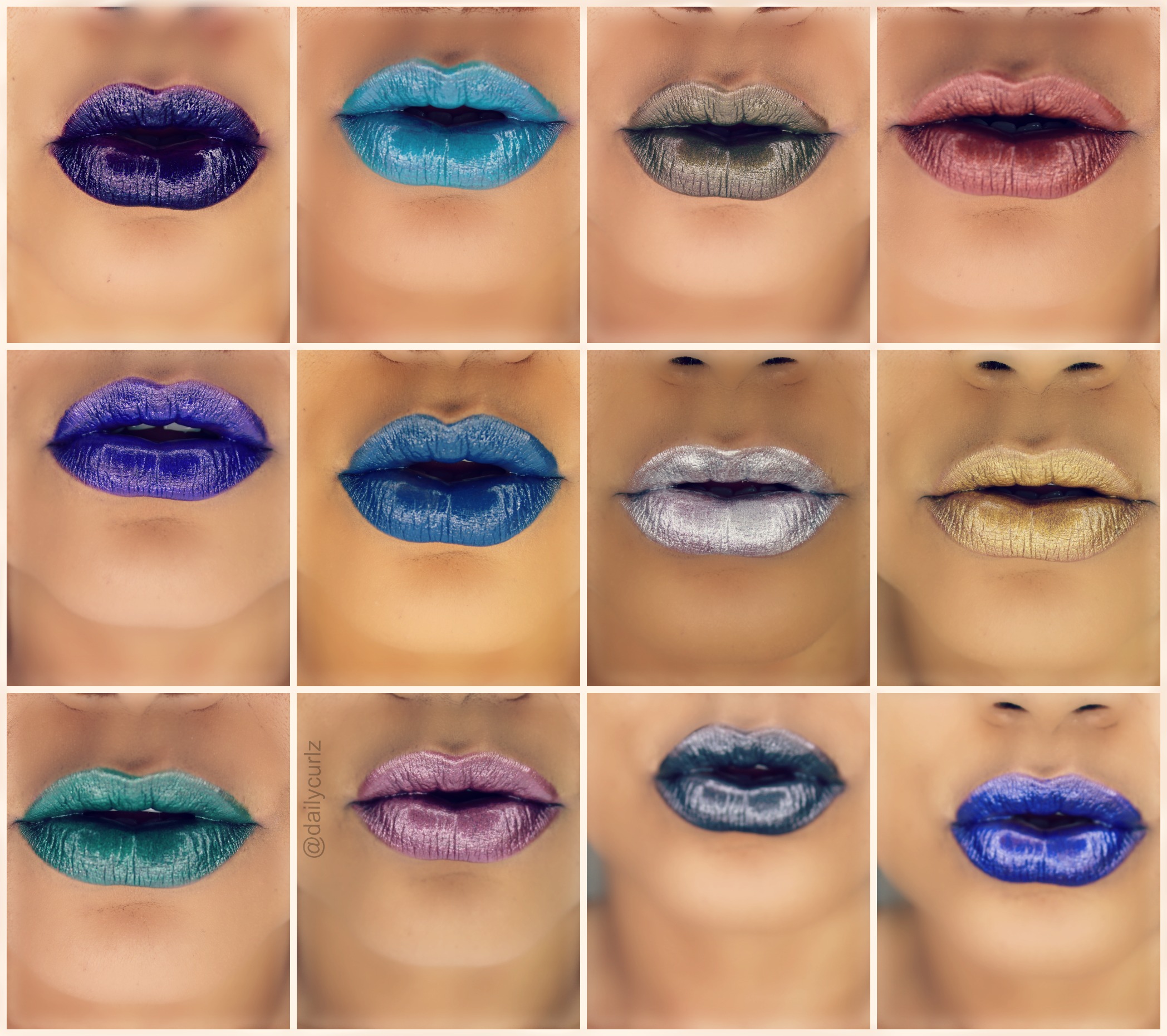 NYX Wicked Lipstick swatches | Pintalabios de colores NYX