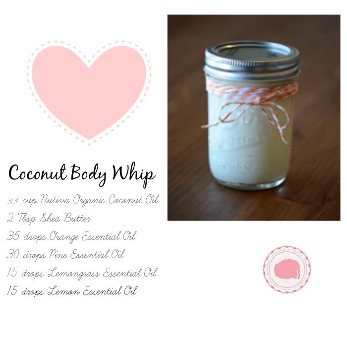 easy homemade coconut body whip