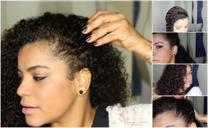 prom side undo for natural hair