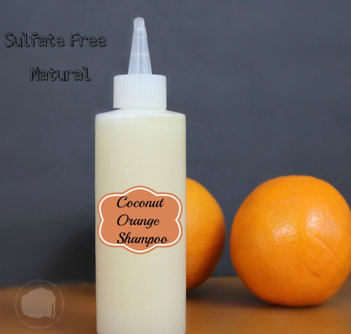 HomeMade Orange Coconut Shampoo | Champú natural de coco y naranja