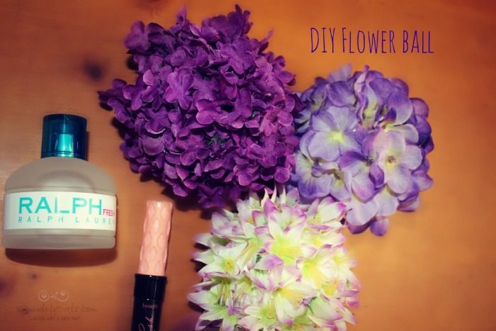 how to make your own flower ball