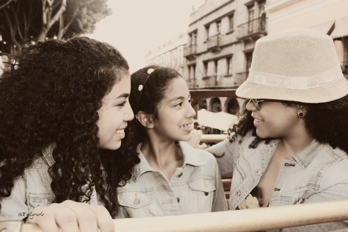 curly hair family