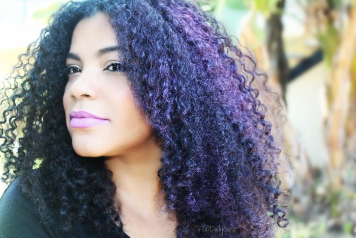 color de cabello morado