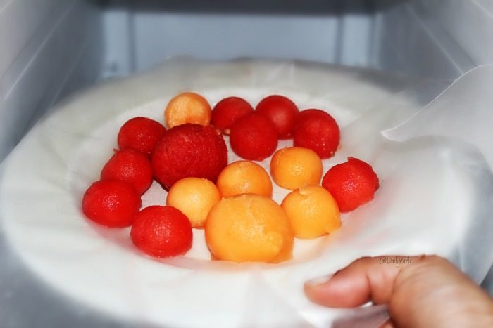 lemon ball ice cubes