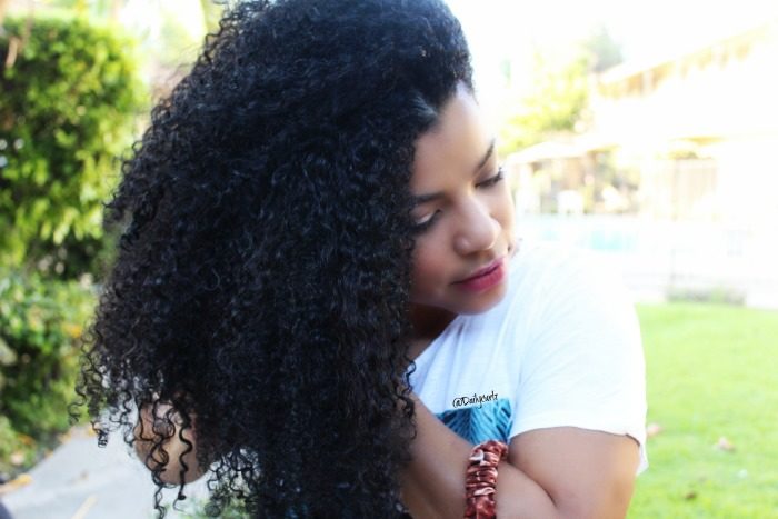 easy summer style for curly hair