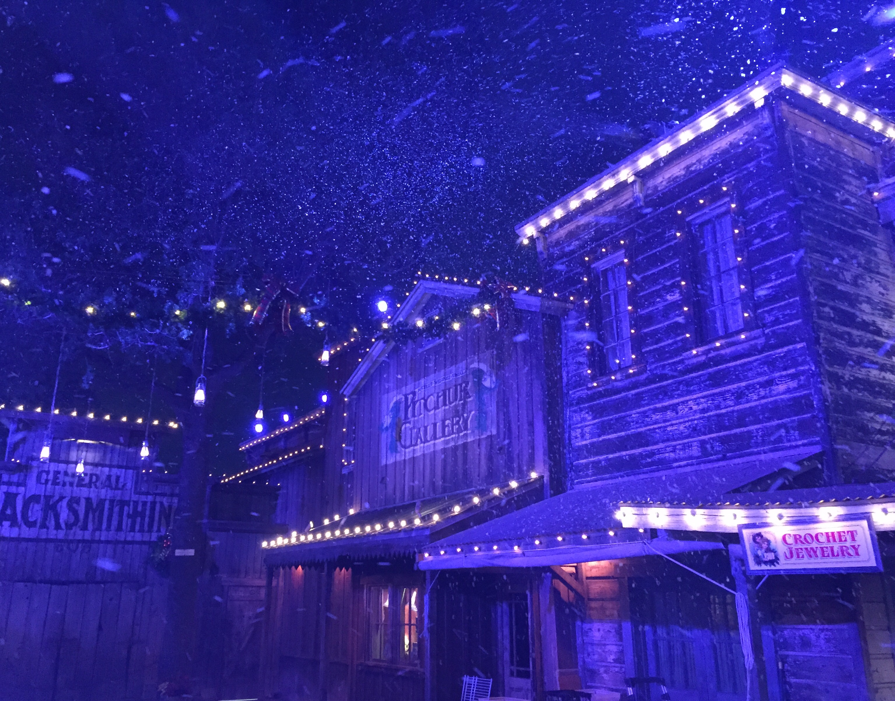 Snow and Glow in Ghost Town DailyCurlz