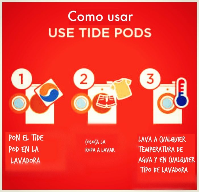 como usar tide pods