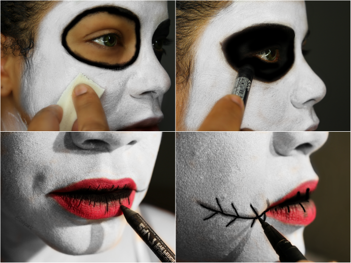 easy halloween makeup