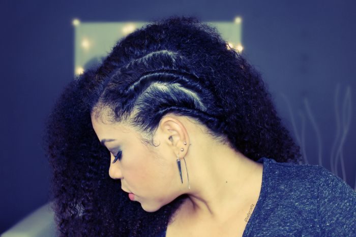 easy style for natural hair