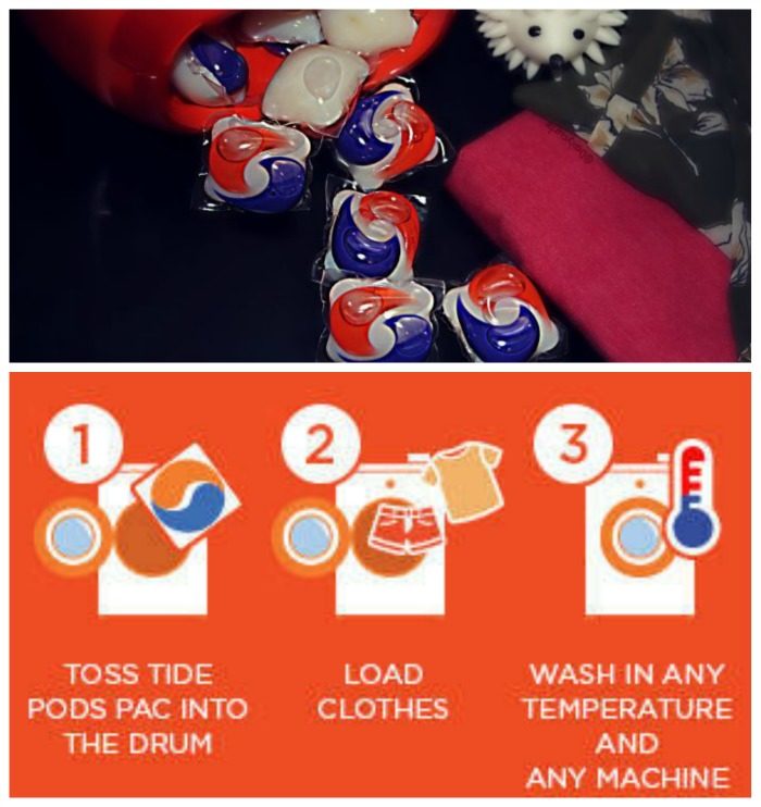 how to use tide pods