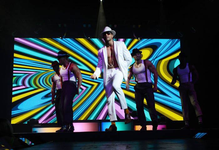 LAS VEGAS, NV - MAY 01: Chippendales performs at the Rio on May 1, 2015 in Las Vegas, Nevada. (Photo by Denise Truscello/WireImage)