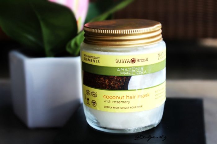 coconut hair mask for dry hair