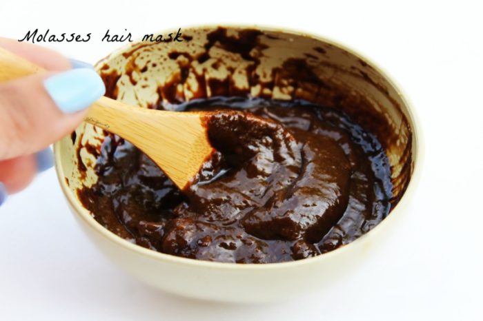 Molasses hair mask for super dry hair 