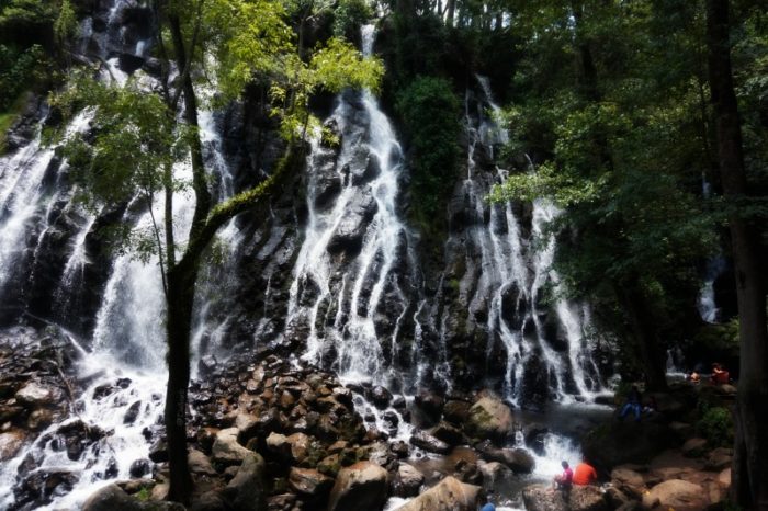 cascada velo de novia