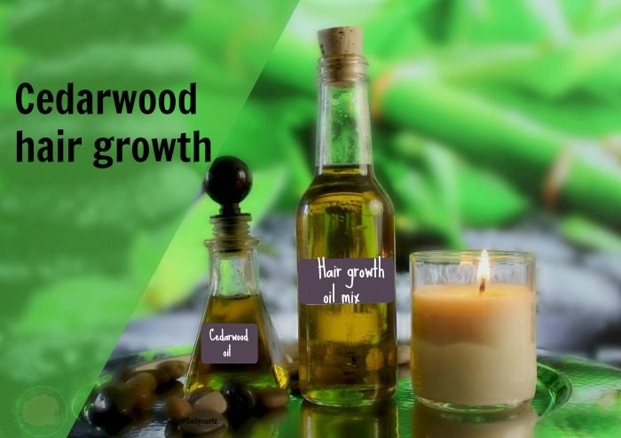 It's time for a cedarwood oil hair treatment