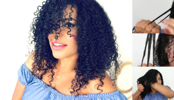 Best method for defining curly hair 