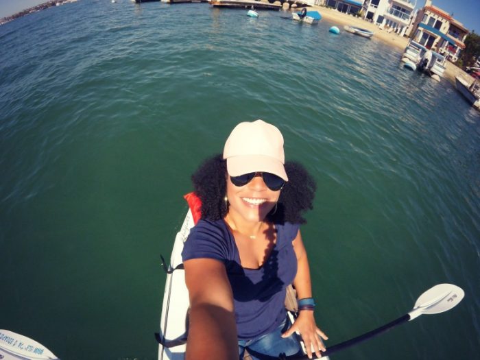 kayaking around balboa island 