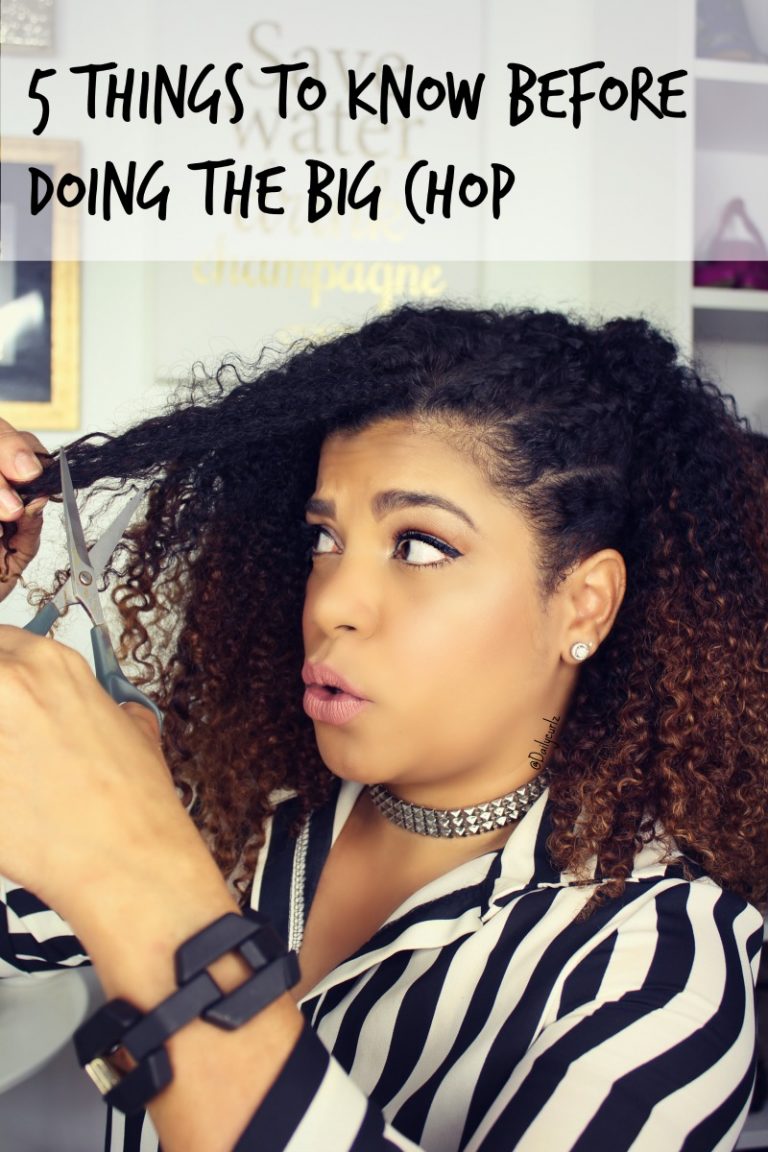 5 things to know before doing the big chop