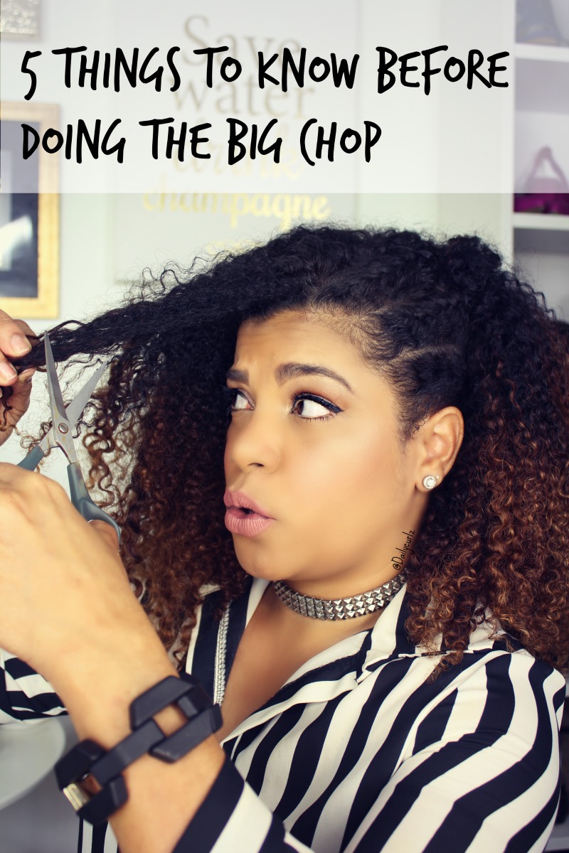 5 things to know before doing the big chop