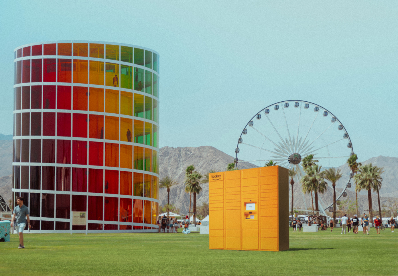 Amazon Brought Lockers to Coachella and it was Amazo...ing