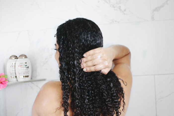 affortable curly hair routine