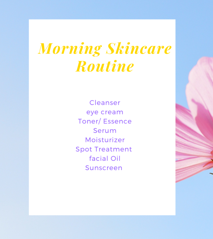 morning skincare routine 