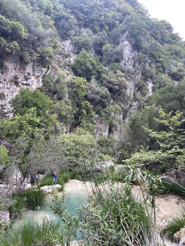 HIKE THE POLILIMNIO WATERFALLS GREECE